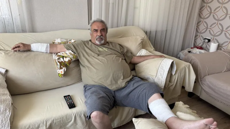 Aksaray'da 4 başıboş köpeğin saldırdığı kişi yaralandı