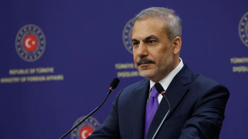 Bakan Fidan Türkevi'nde konuşuyor