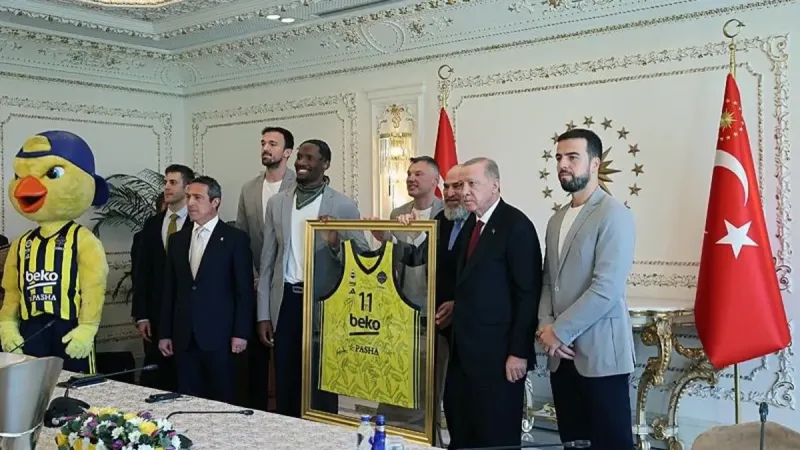 Erdoğan'dan Fenerbahçe Beko'ya Şampiyonluk Ziyareti! İşte Detaylar
