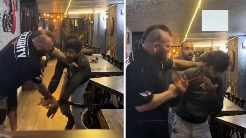 Beyoğlu'nda çalışanını beyzbol sopasıyla darp eden sosyal medya fenomeni ve oyuncu yakalandı!