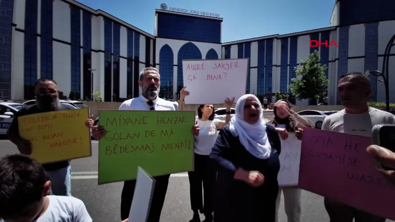 Bingöl'de Su Kesintisi İsyanı! Belediye Önünde Protesto