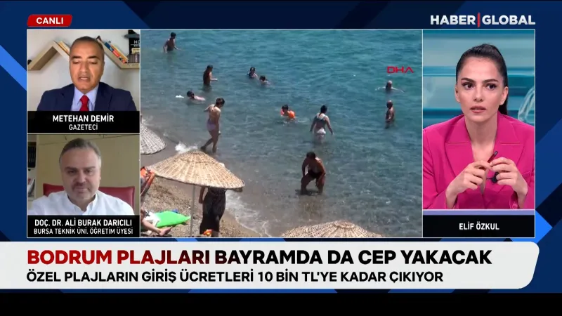Bodrum plajları bayramda da cep yakacak: 10 bin TL'ye kadar çıkıyor