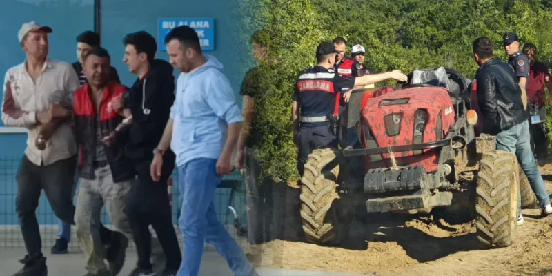 Bursa'da Traktör Faciası: Babası Küçük Kızını Görmedi!