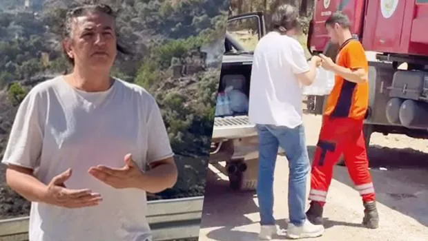 Çelik Alevlere Koştu! Ünlü Şarkıcı Yangın Bölgesinde Ne Yaptı?