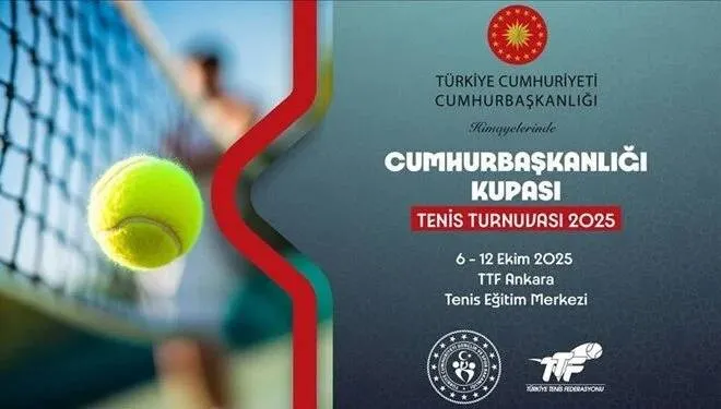  Cumhurbaşkanlığı Kupası Tenis Turnuvası yarın başlayacak 