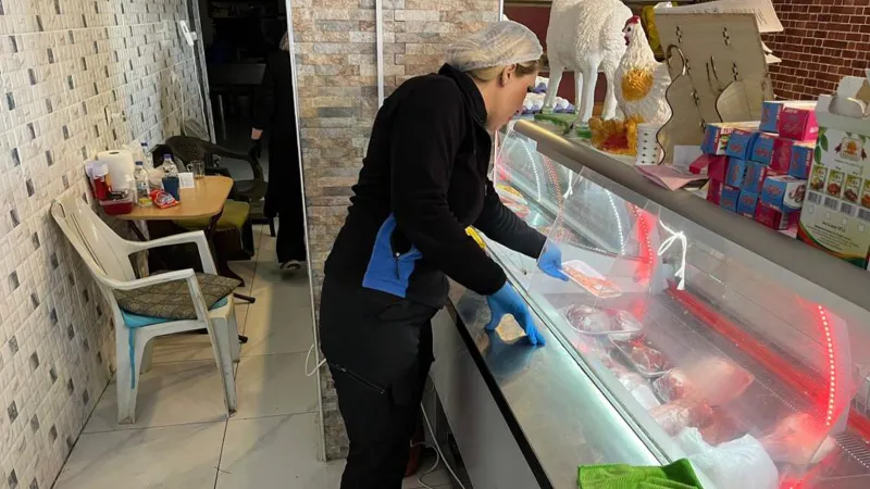 Kasapta Şok Eden Manzara! Bilecik'te Mide Bulandıran Denetim