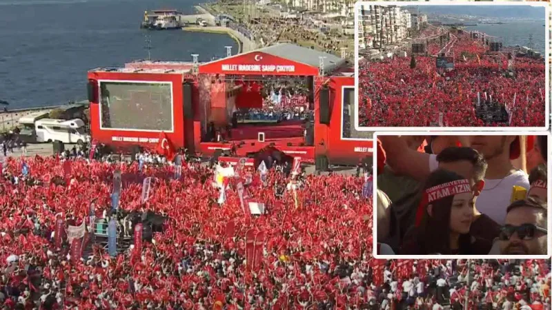 İzmir'de İmamoğlu Mitingi: Millet İradesi Gündoğdu'da!
