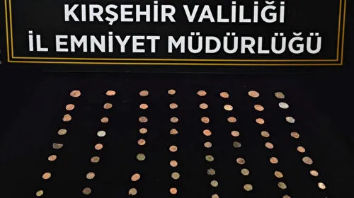 Kırşehir'de tarihi eser niteliği taşıyan 151 obje ele geçirildi