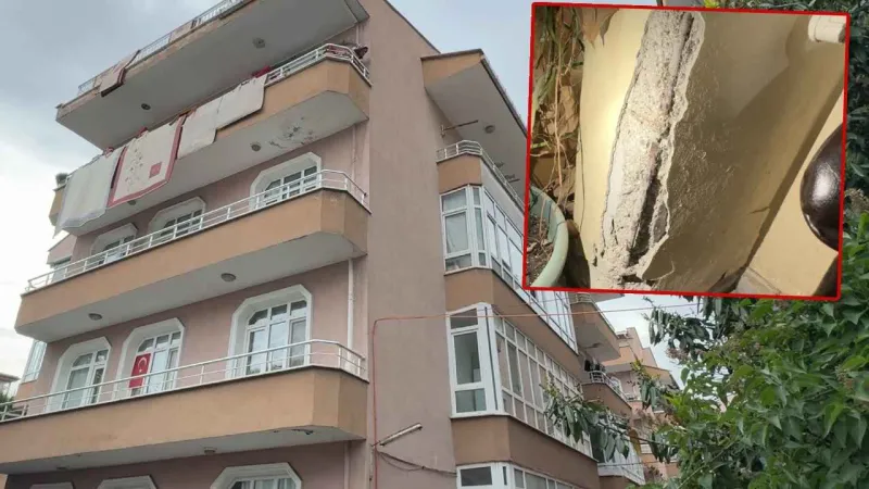 İstanbul'da Deprem Alarmı! Çatlak Bina Tahliye Edildi!