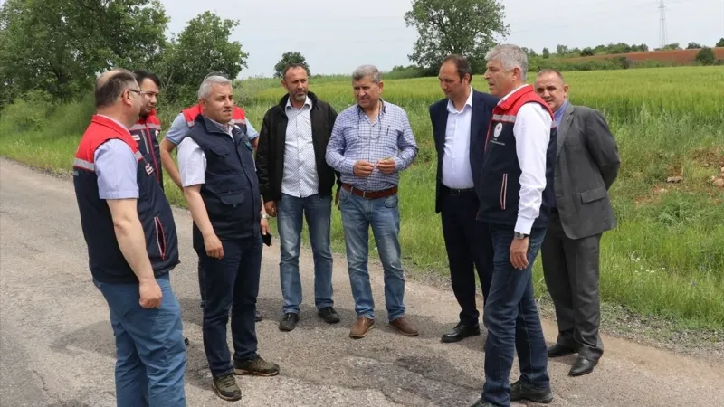 Edirne'de Dolu Felaketi! Tarlalarda Büyük Hasar!