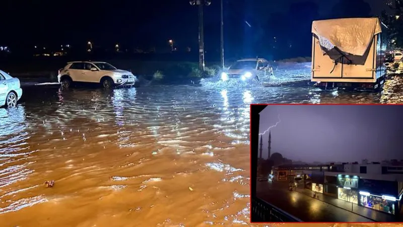 Hatay'da Şiddetli Yağış ve Dolu! Hayat Felç Oldu Mu?