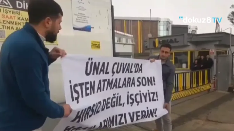 Ünal Çuval'da İşçi Kıyımı! Eylemler Başladı!
