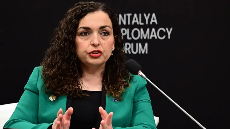 Vjosa Osmani'den Şok Görüşme! Antalya'da Kiminle Bir Araya Geldi?