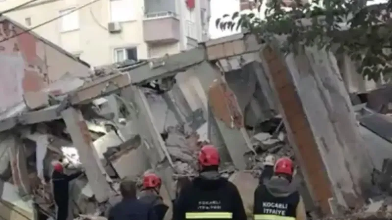 Son dakika! Gebze'de 6 katlı bina çöktü! Ekipler olay yerinde