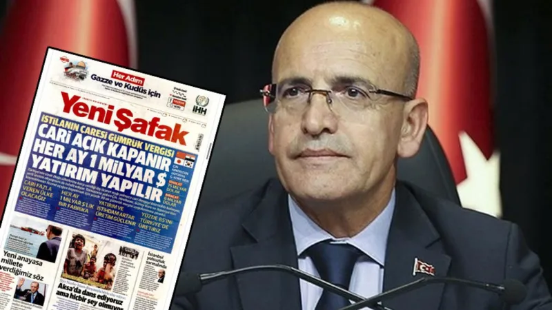 Yandaş Yeni Şafak'ın hedefinde olan Mehmet Şimşek'ten büyüme paylaşımı